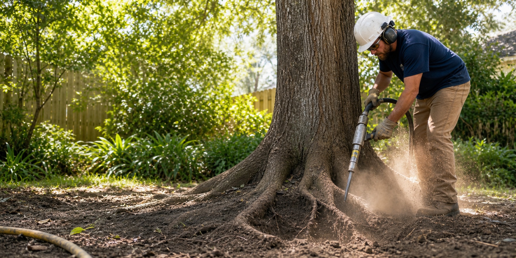 Nasello’s Tree Service — Air spading & root pruning