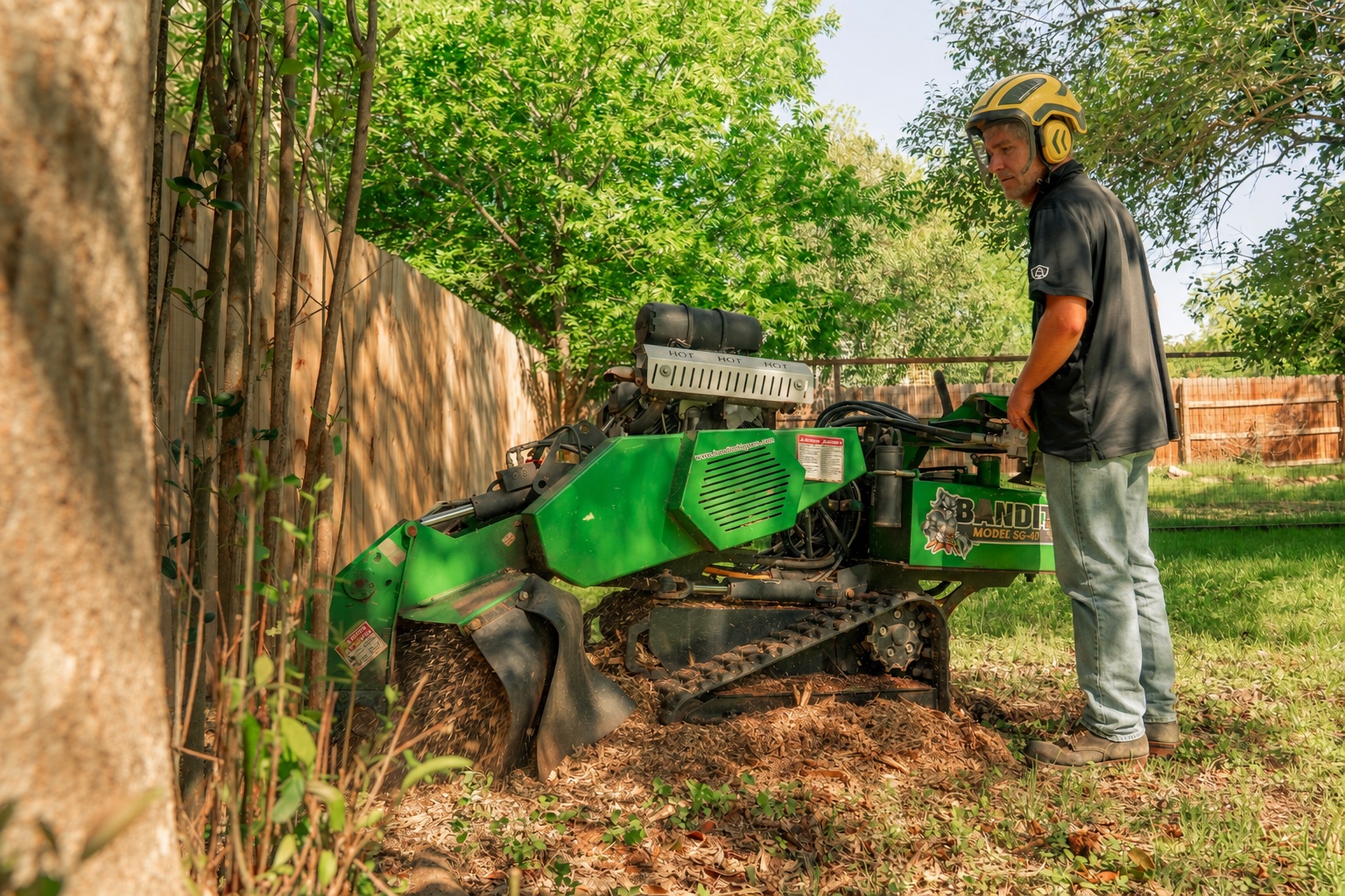 Nasello’s Tree Service — Stump grinding